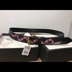 Gucci Black Snake Print